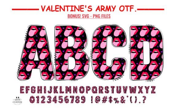 Love Valentine's Lips Font - Featured Image
