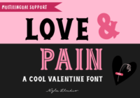 Love and Pain Font - Featured Image