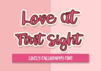 Love at First Sight Font - Featured Image
