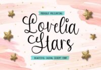 Lovelia Stars Font - Featured Image