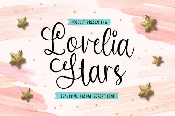 Lovelia Stars Font - Featured Image