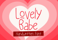 Lovely Babe Font - Featured Image