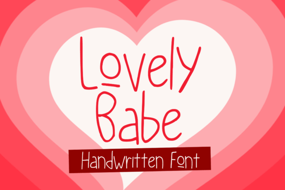 Lovely Babe Font - Featured Image