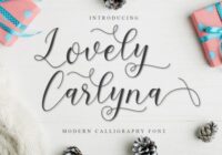 Lovely Carlyna Font - Featured Image