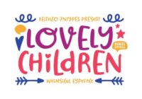 Lovely Children Font - Featured Image