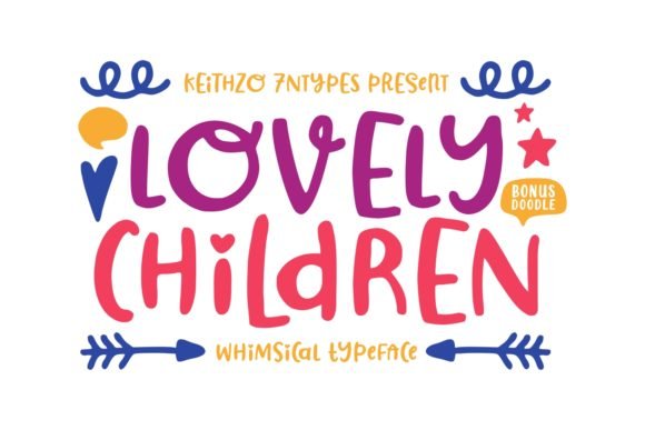 Lovely Children Font - Featured Image