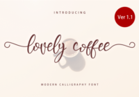 Lovely Coffee Font - Featured Image