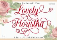 Lovely Floristha Font - Featured Image