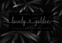 Lovely Golden Font - Featured Image
