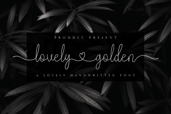 Lovely Golden Font - Featured Image