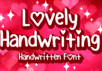 Lovely Handwriting Font - Featured Image