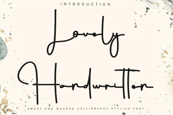 Lovely Handwrittern Font - Featured Image