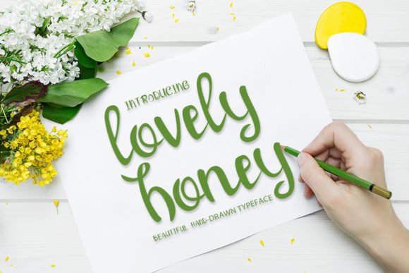 Lovely Honey Font - Featured Image