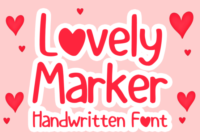 Lovely Marker Font - Featured Image