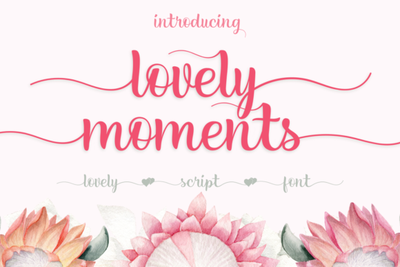 Lovely Moments Font - Featured Image