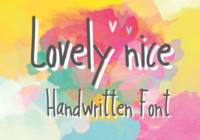 Lovely Nice Font - Featured Image