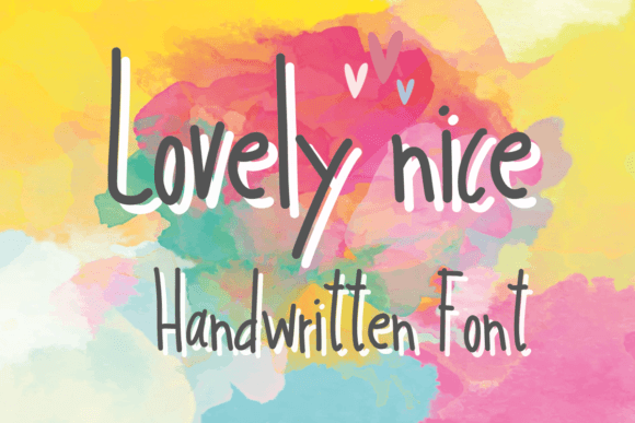 Lovely Nice Font - Featured Image