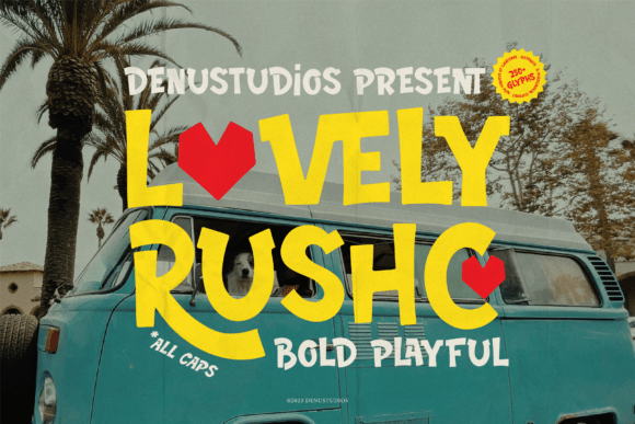 Lovely Rushco Font - Featured Image