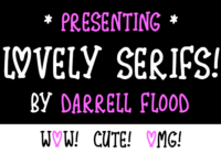 Lovely Serifs Font - Featured Image