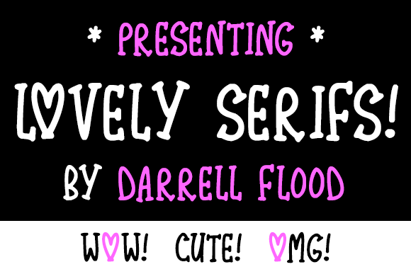 Lovely Serifs Font - Featured Image