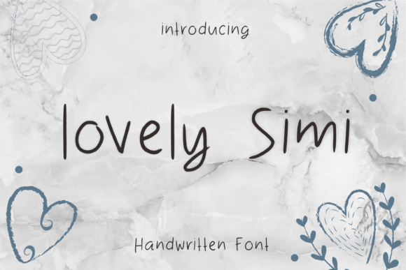 Lovely Simi Font - Featured Image