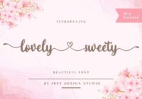 Lovely Sweety Font - Featured Image