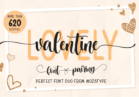 Lovely Valentina Font - Featured Image