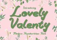 Lovely Valenty Font - Featured Image