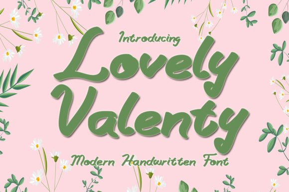Lovely Valenty Font - Featured Image