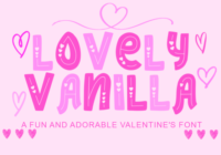 Lovely Vanilla Font - Featured Image