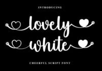 Lovely White Font - Featured Image