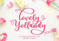 Lovely Yollandy Font - Featured Image
