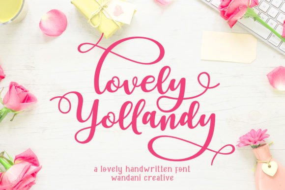 Lovely Yollandy Font - Featured Image