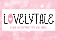 Lovelytale Font - Featured Image