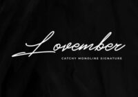 Lovember Font - Featured Image