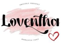 Loventha Font - Featured Image