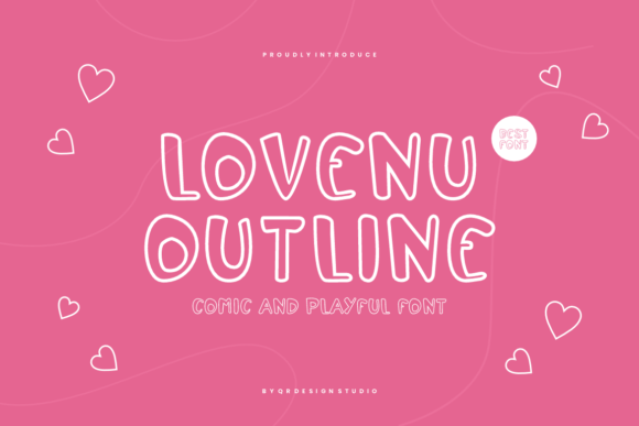 Lovenu Outline Font - Featured Image
