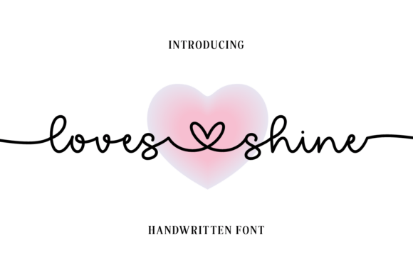 Loves Shine Font - Featured Image