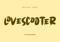 Lovescooter Font - Featured Image