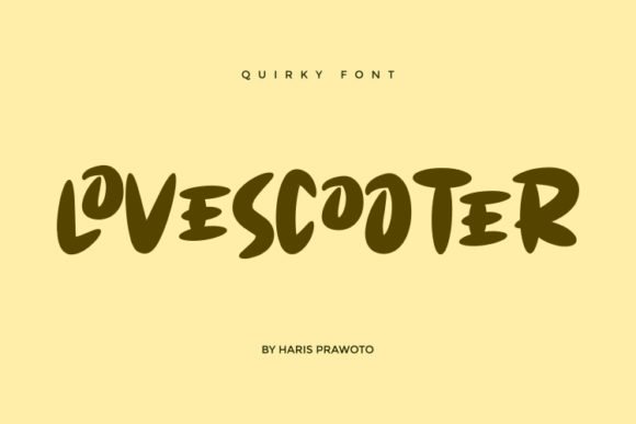 Lovescooter Font - Featured Image
