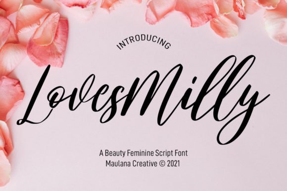 Lovesmilly Feminine Font - Featured Image