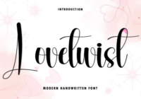Lovetwist Font - Featured Image