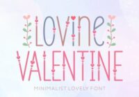 Lovine Valentine Font - Featured Image