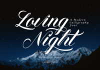Loving Night Font - Featured Image