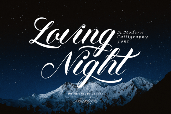 Loving Night Font - Featured Image