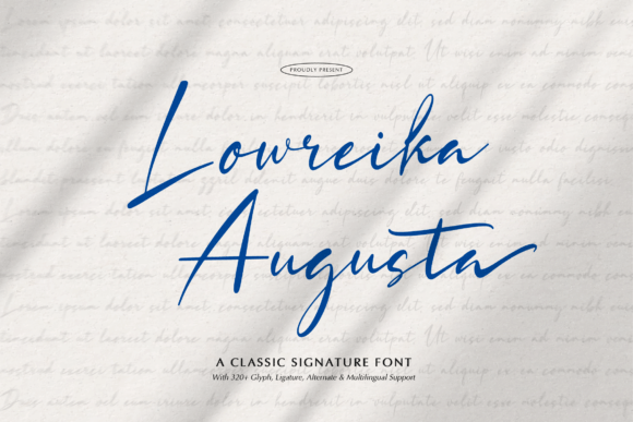 Lowreika Augusta Font - Featured Image