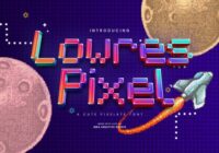 Lowres Pixel Font - Featured Image