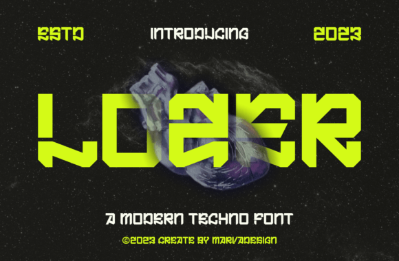 Lozer Font - Featured Image