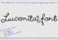 Lucemita Script Font - Featured Image