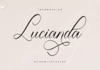 Lucianda Script Font - Featured Image